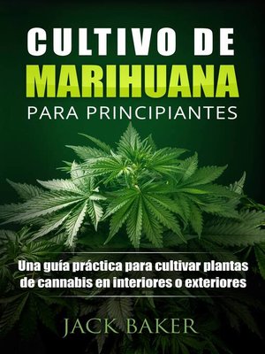 cover image of Cultivo De Marihuana Para Principiantes